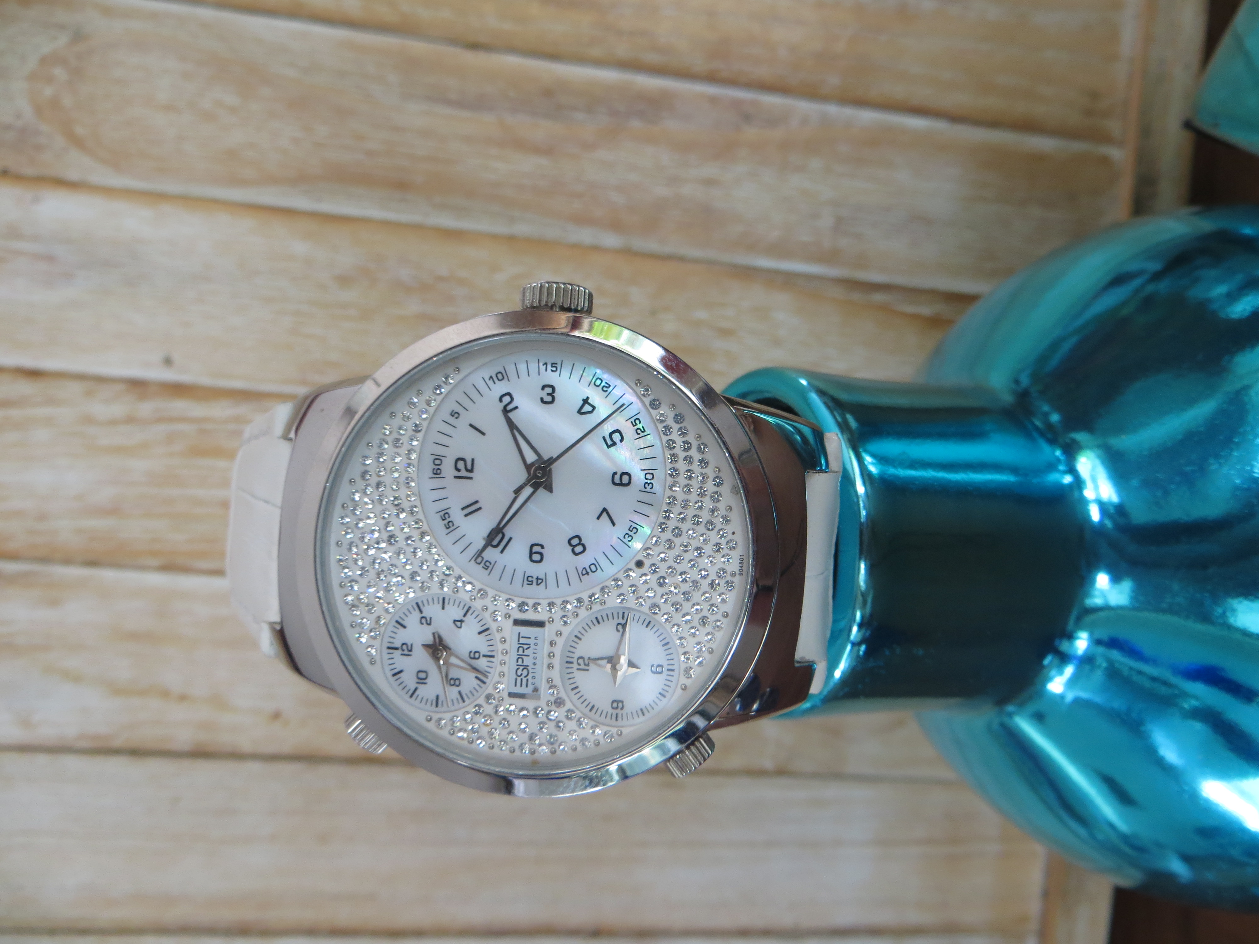 Bespaar 13% Esprit Chronograaf Edelstaal in het Metallic Dames Accessoires voor voor Horloges voor 