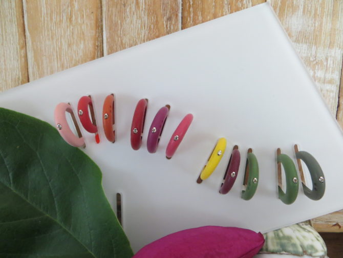 Due Punti dames ring briljant, licht rose