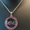 Zilver Zinzi collier met hanger, LOVE - Image 4