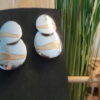 Zilveren oorhangers design met rose goldplated - Image 2
