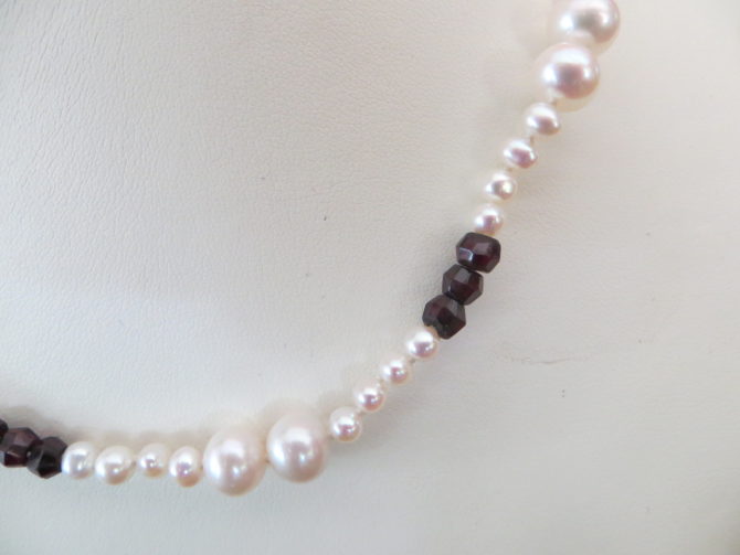 Parel collier, zoetwater