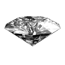 rotating diamond (transparent)